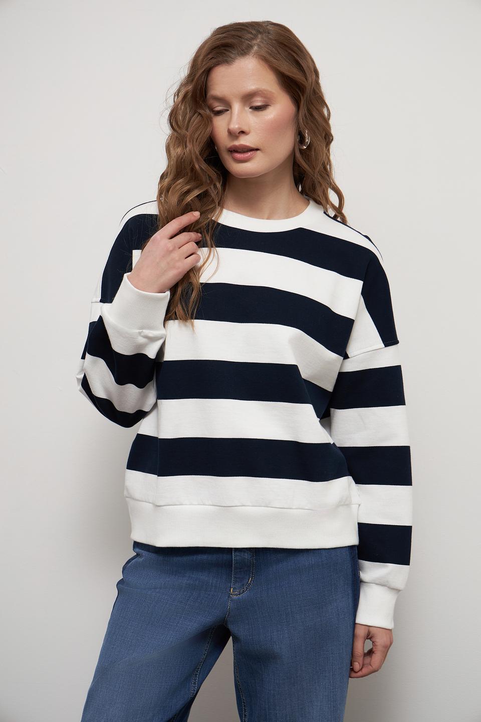 Пуловер Tom Tailor в полоску