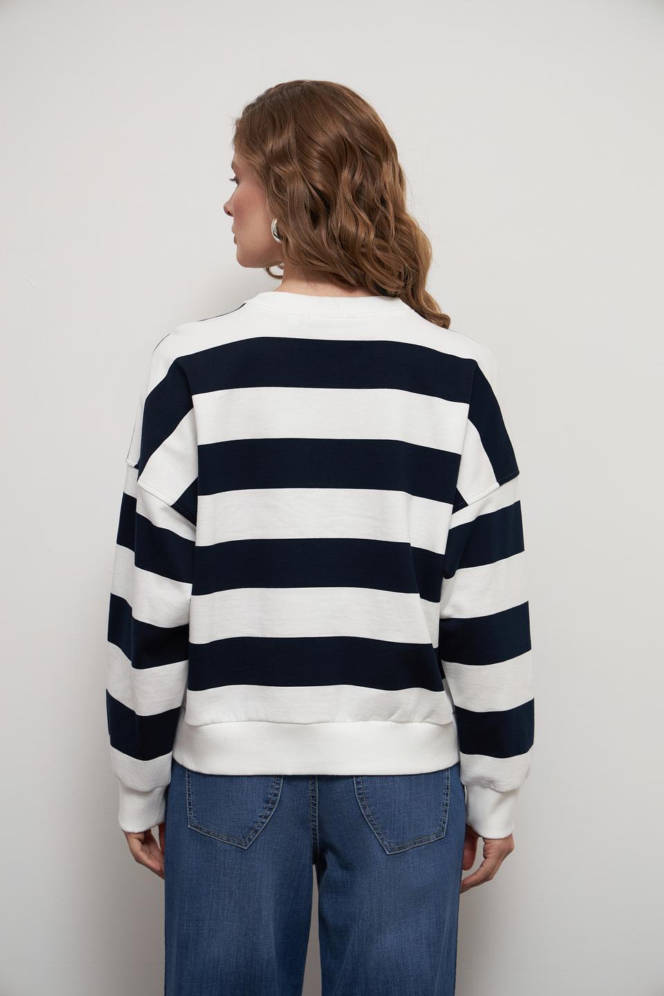 Пуловер Tom Tailor в полоску