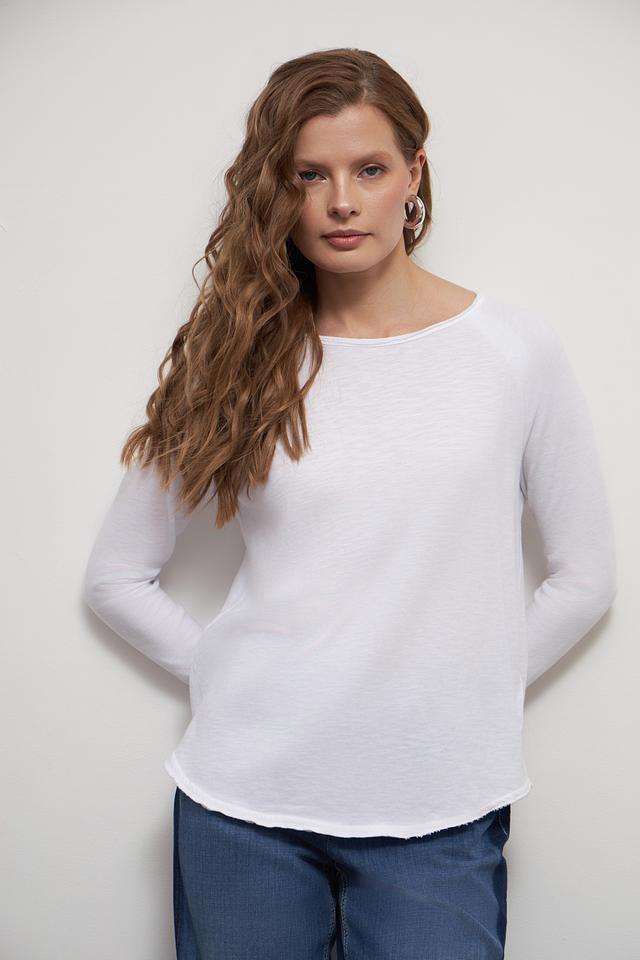 Лонгслив Rich and Royal белый