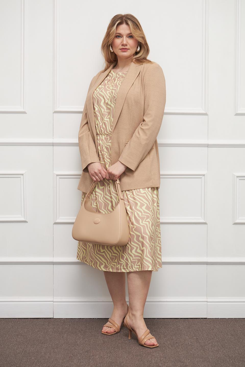 Платье Betty and Co с волнистым принтом