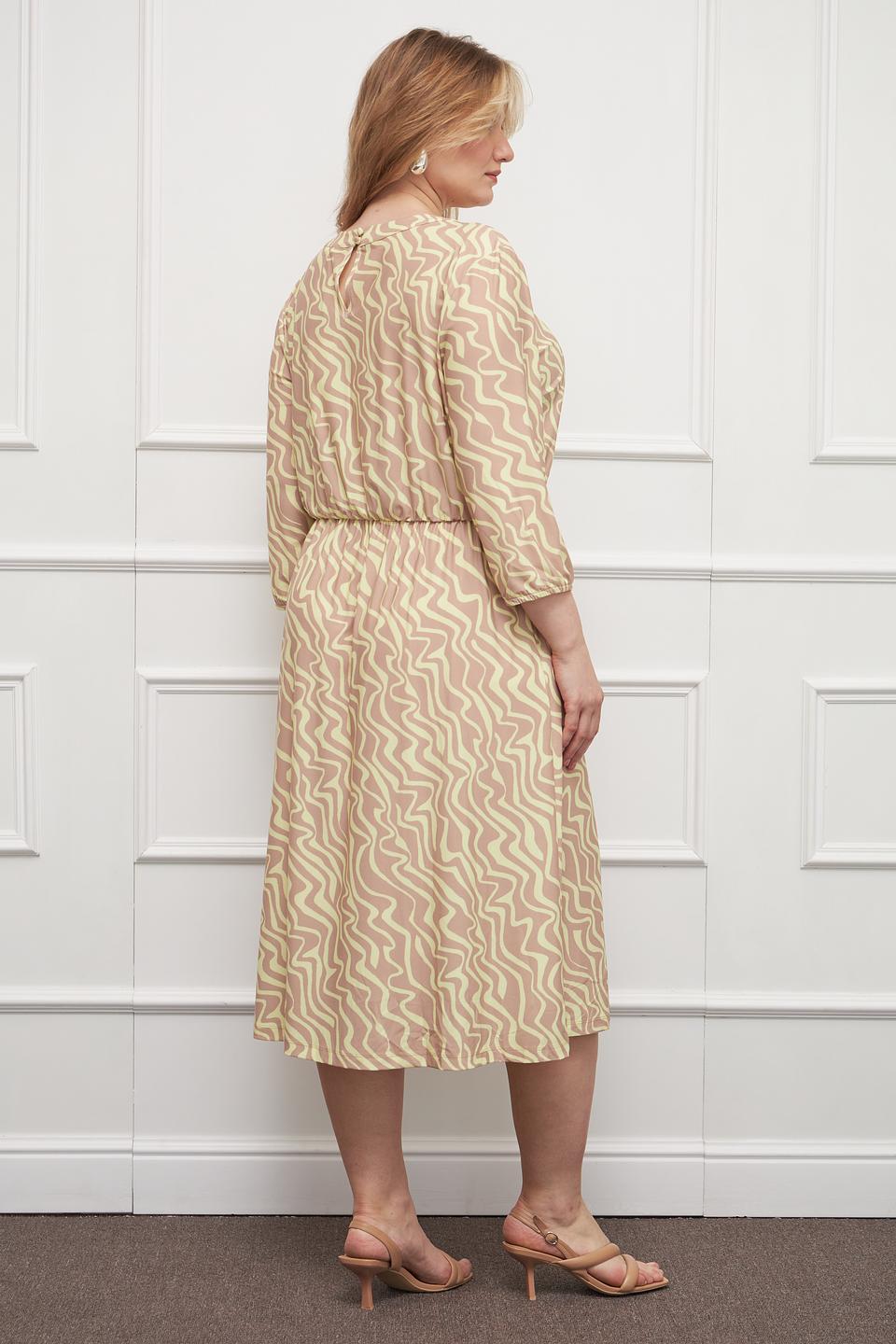 Платье Betty and Co с волнистым принтом