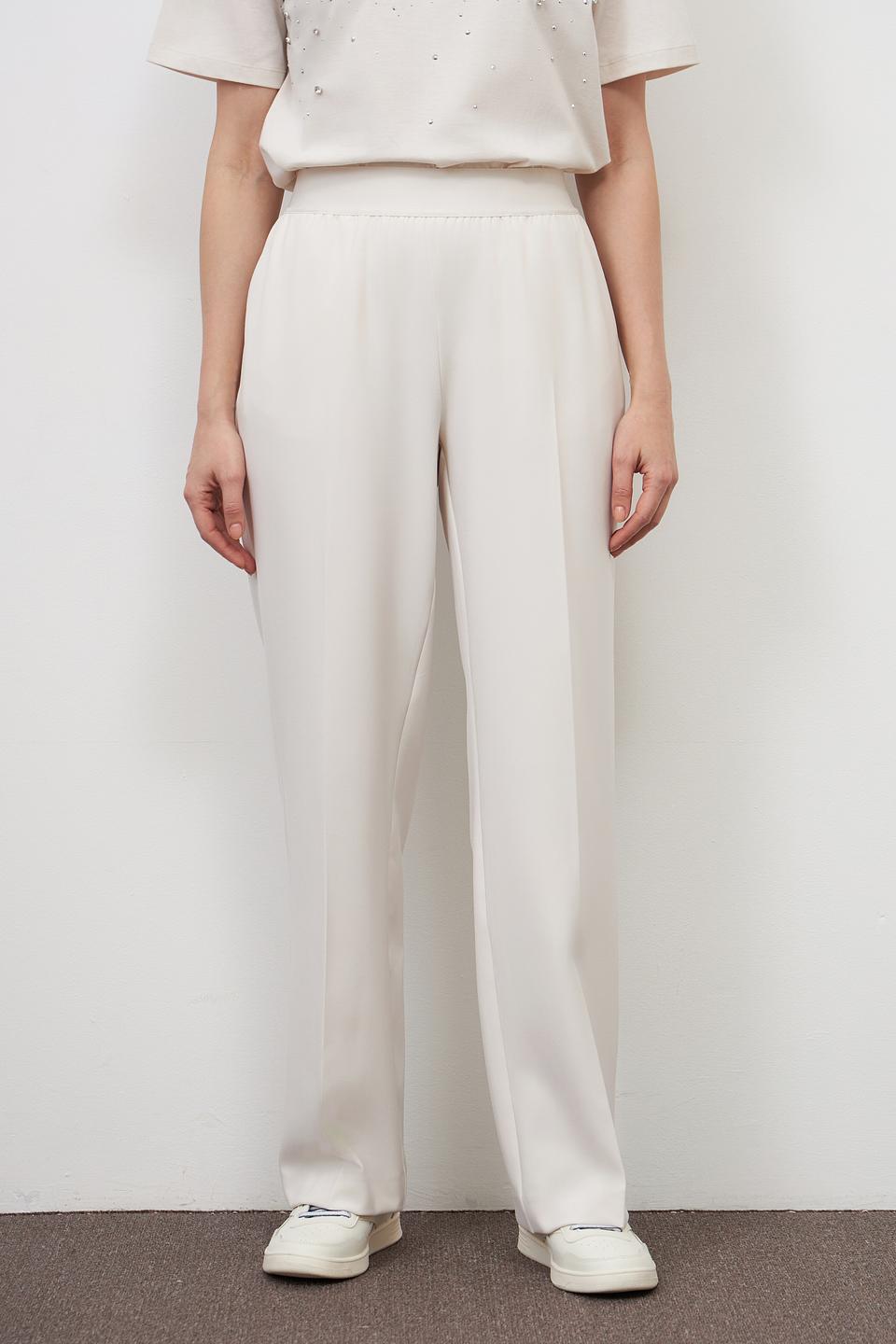 Брюки Monari бежевые палаццо