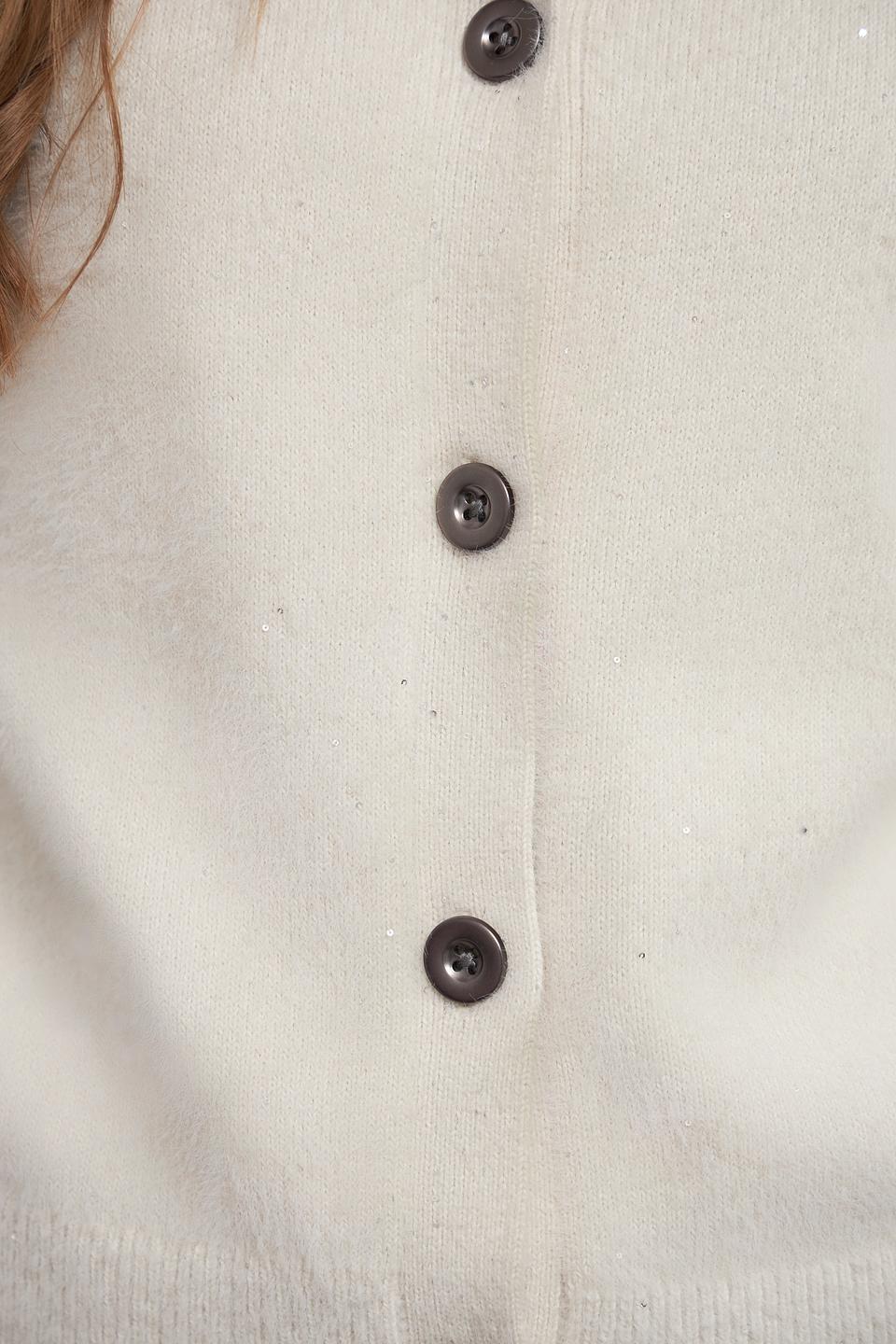 Жакет Monari с коротким рукавом кремовый