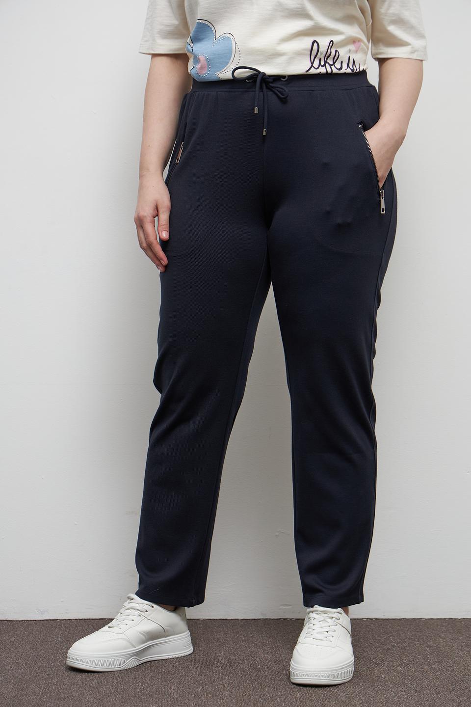 Брюки Via Appia DUE темно-синие