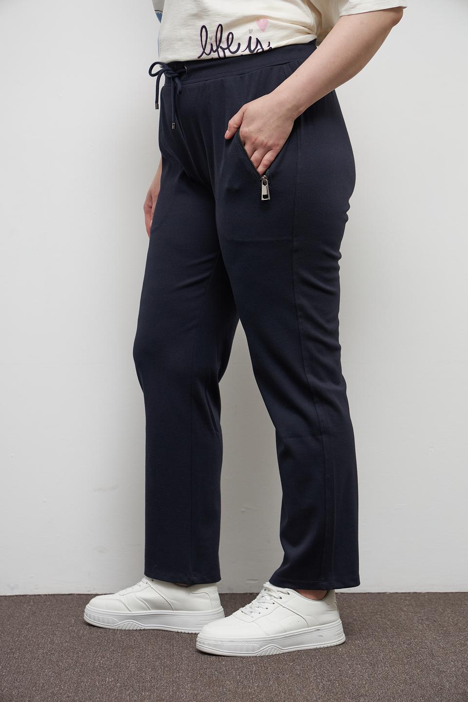 Брюки Via Appia DUE темно-синие