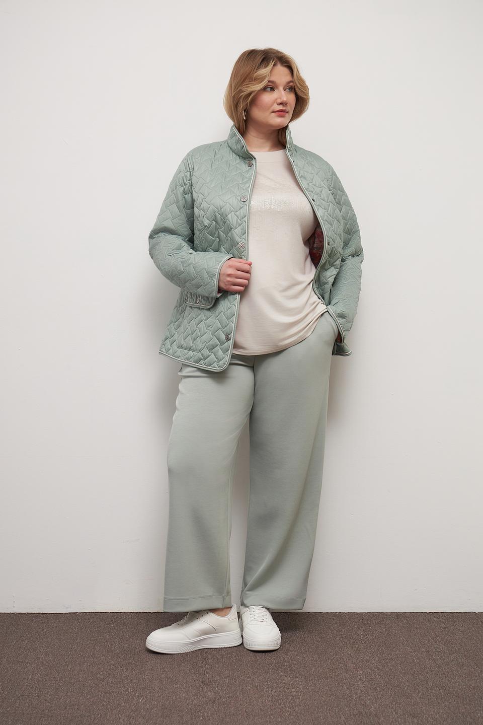 Куртка Lebek стеганая мятная