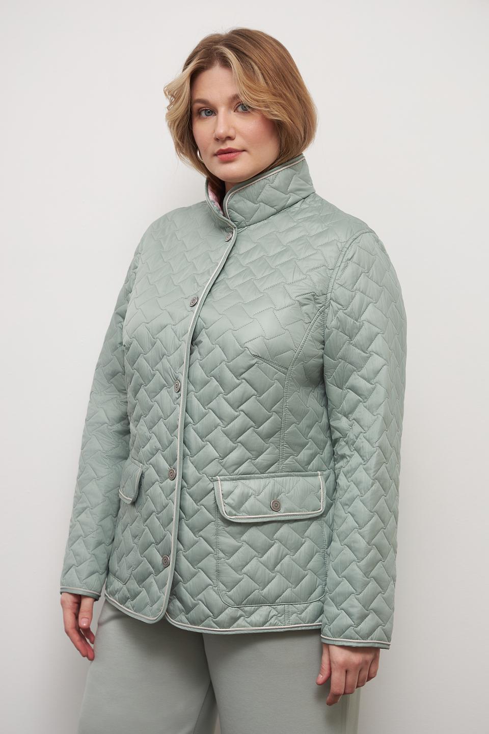 Куртка Lebek стеганая мятная
