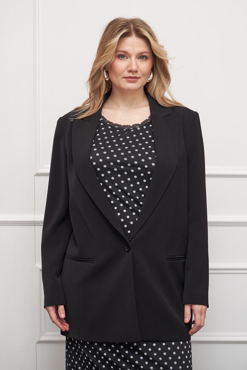 Жакет Marc Aurel чёрный оверсайз