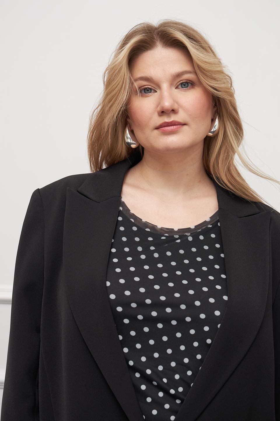 Жакет Marc Aurel чёрный оверсайз