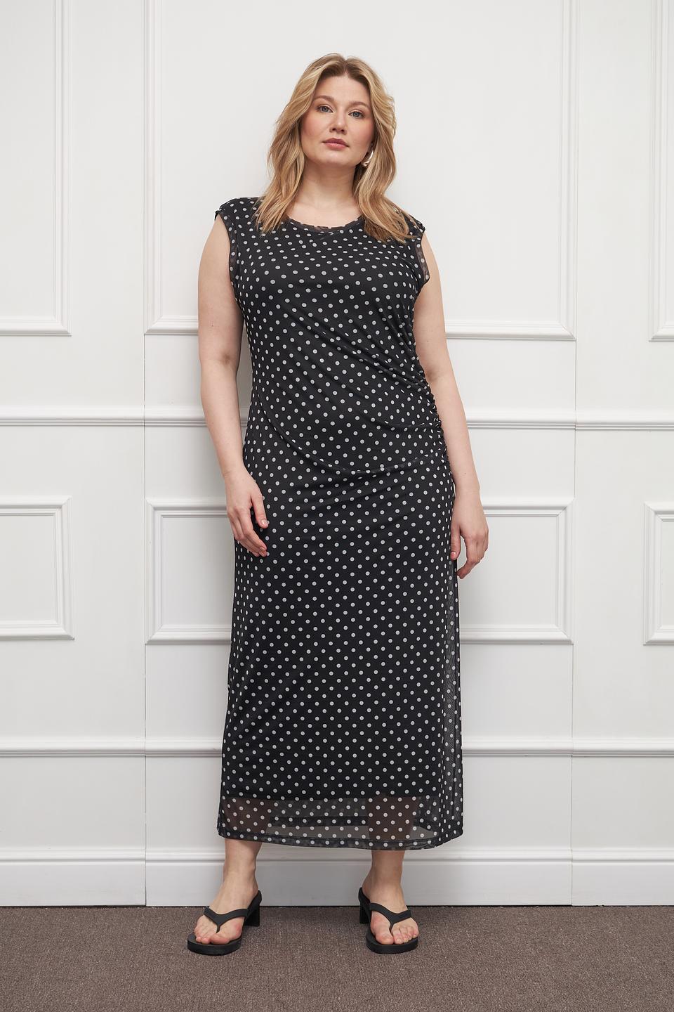 Платье Marc Aurel в горошек