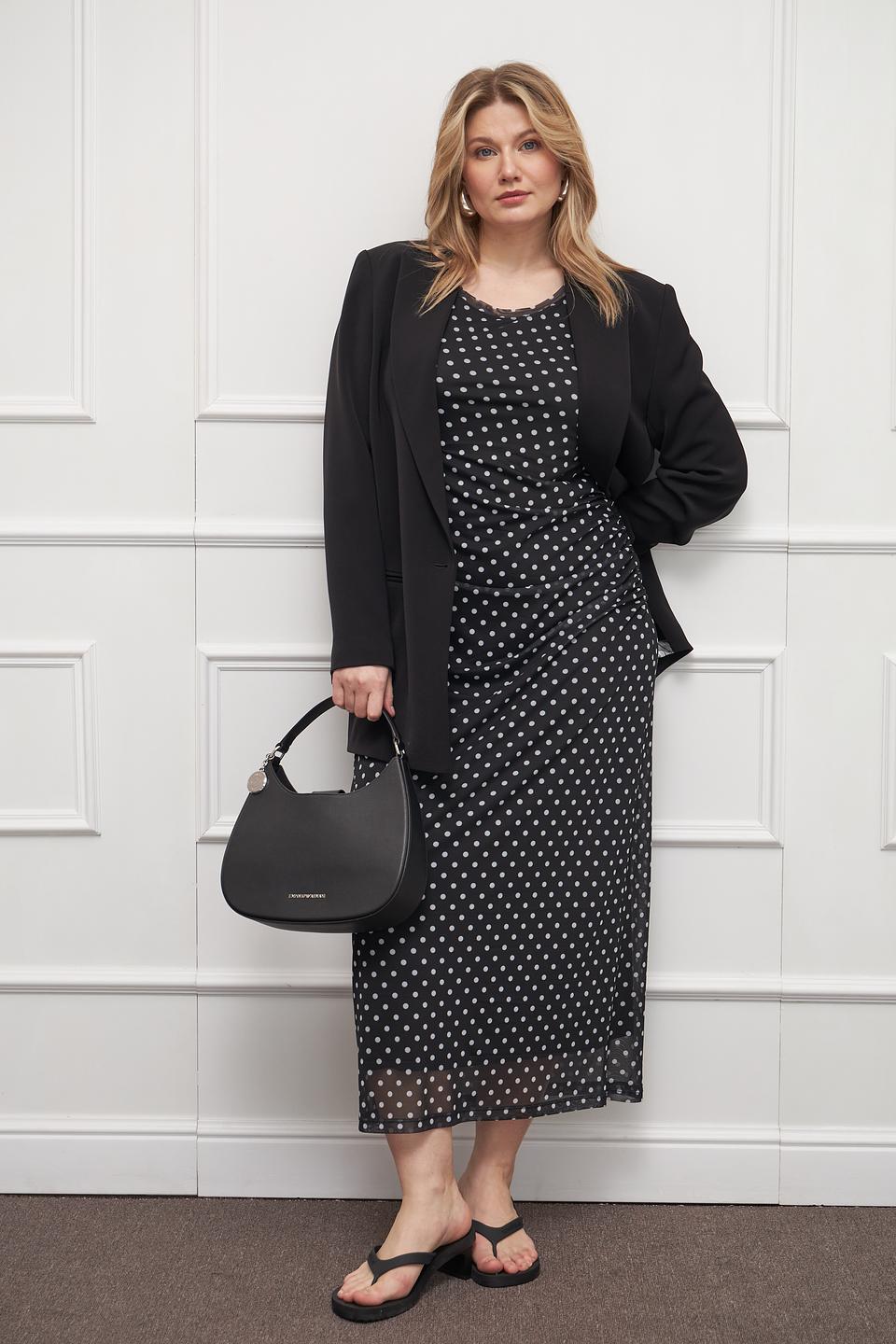 Платье Marc Aurel в горошек