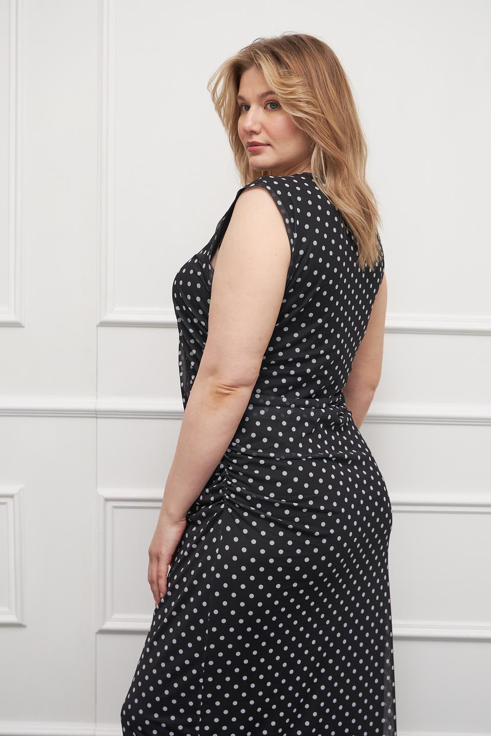 Платье Marc Aurel в горошек