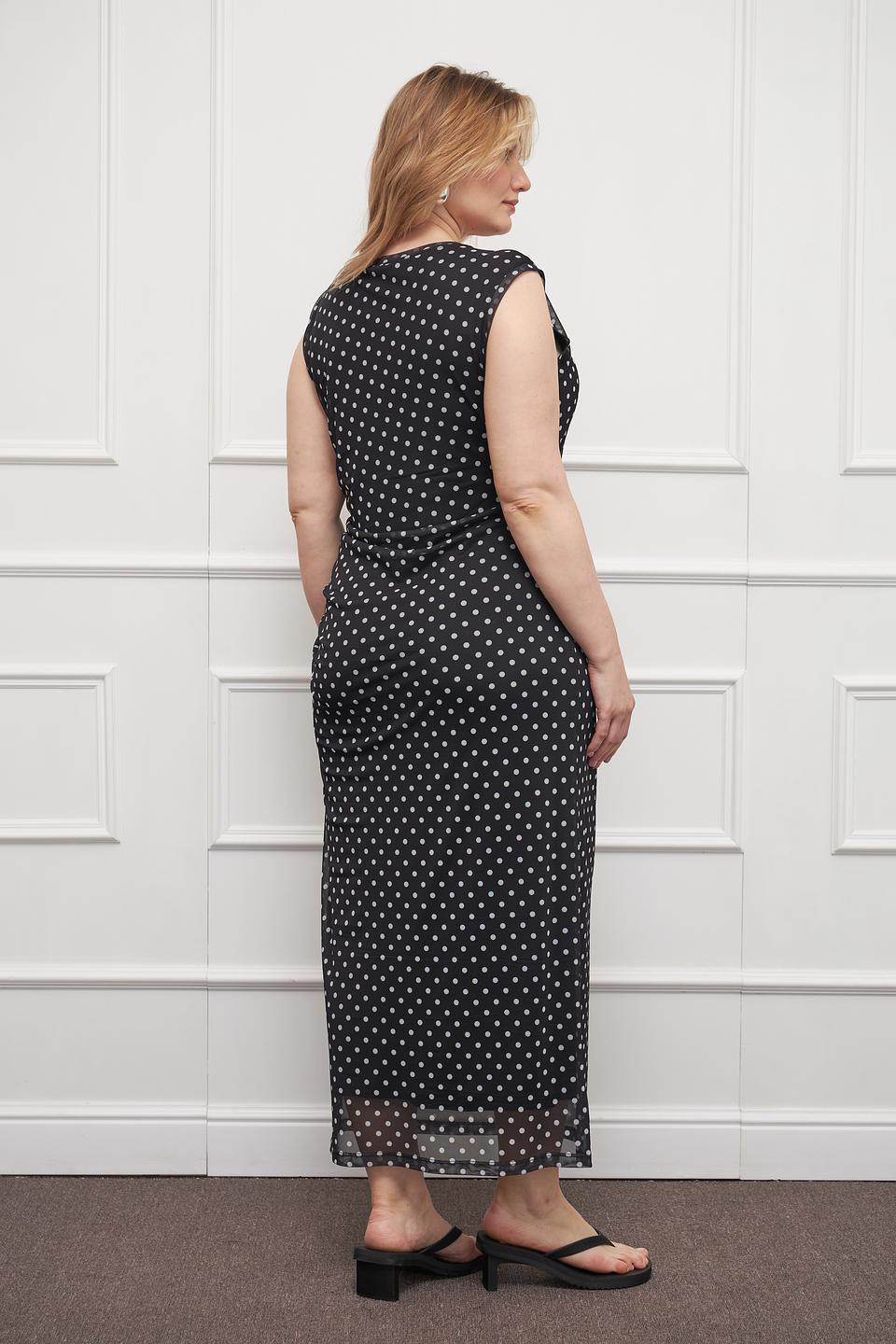 Платье Marc Aurel в горошек