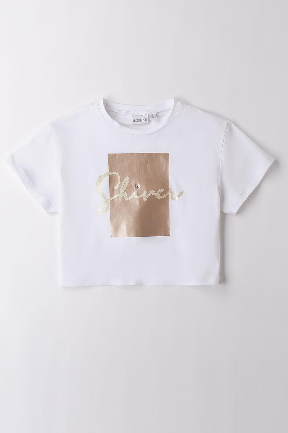 Футболка Sarabanda дев. с принтом