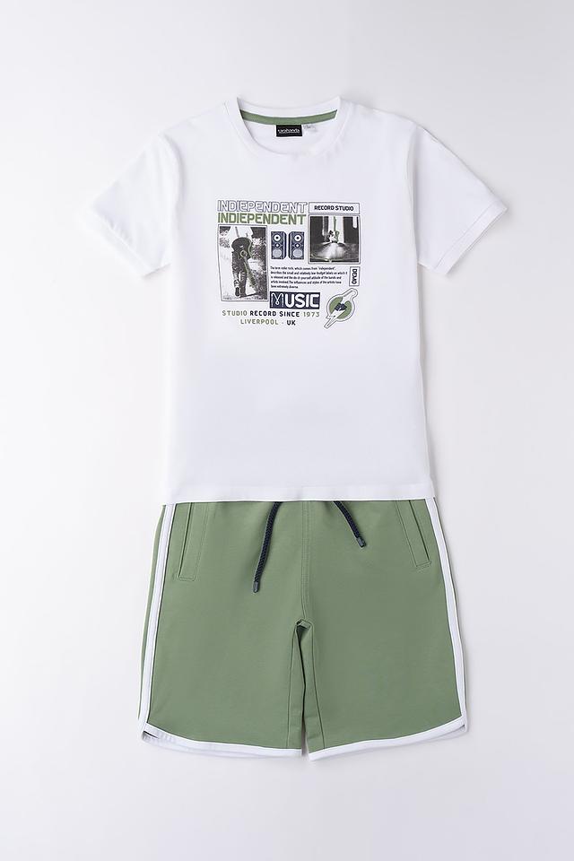 Комплект футболка+шорты Sarabanda белый