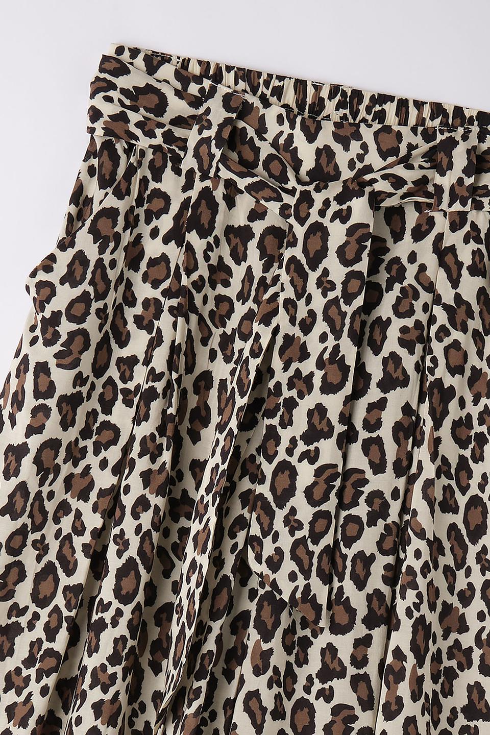 Брюки Sarabanda дев. с леопардовым принтом