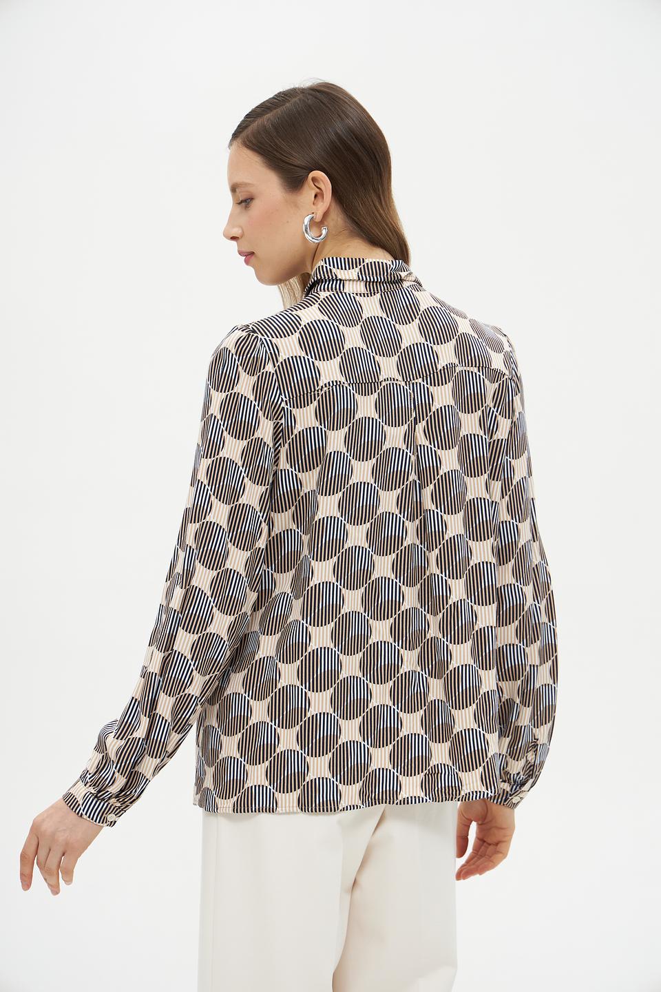 Блузка More and More с геометрическим принтом