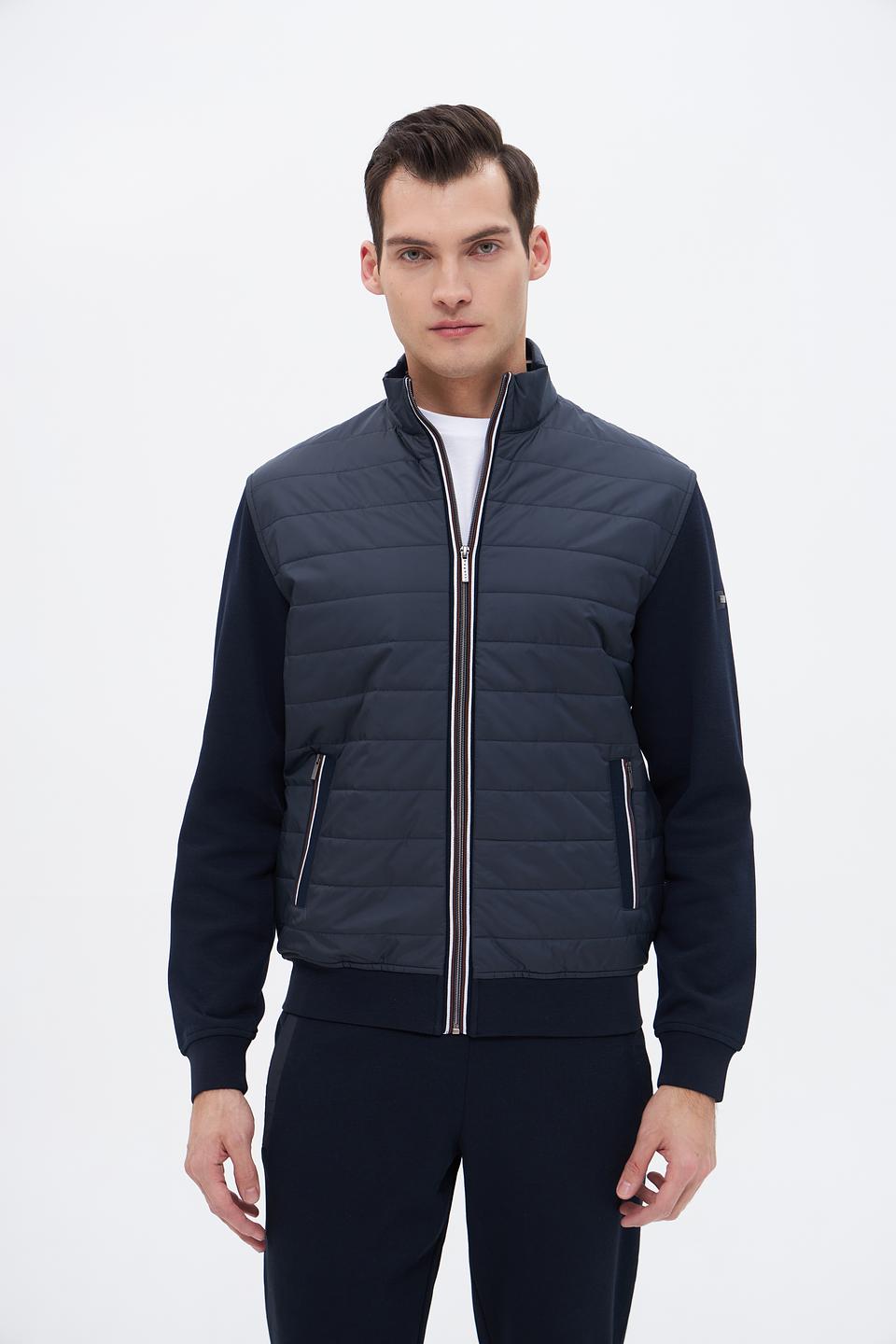 Кардиган Bugatti стеганый синий