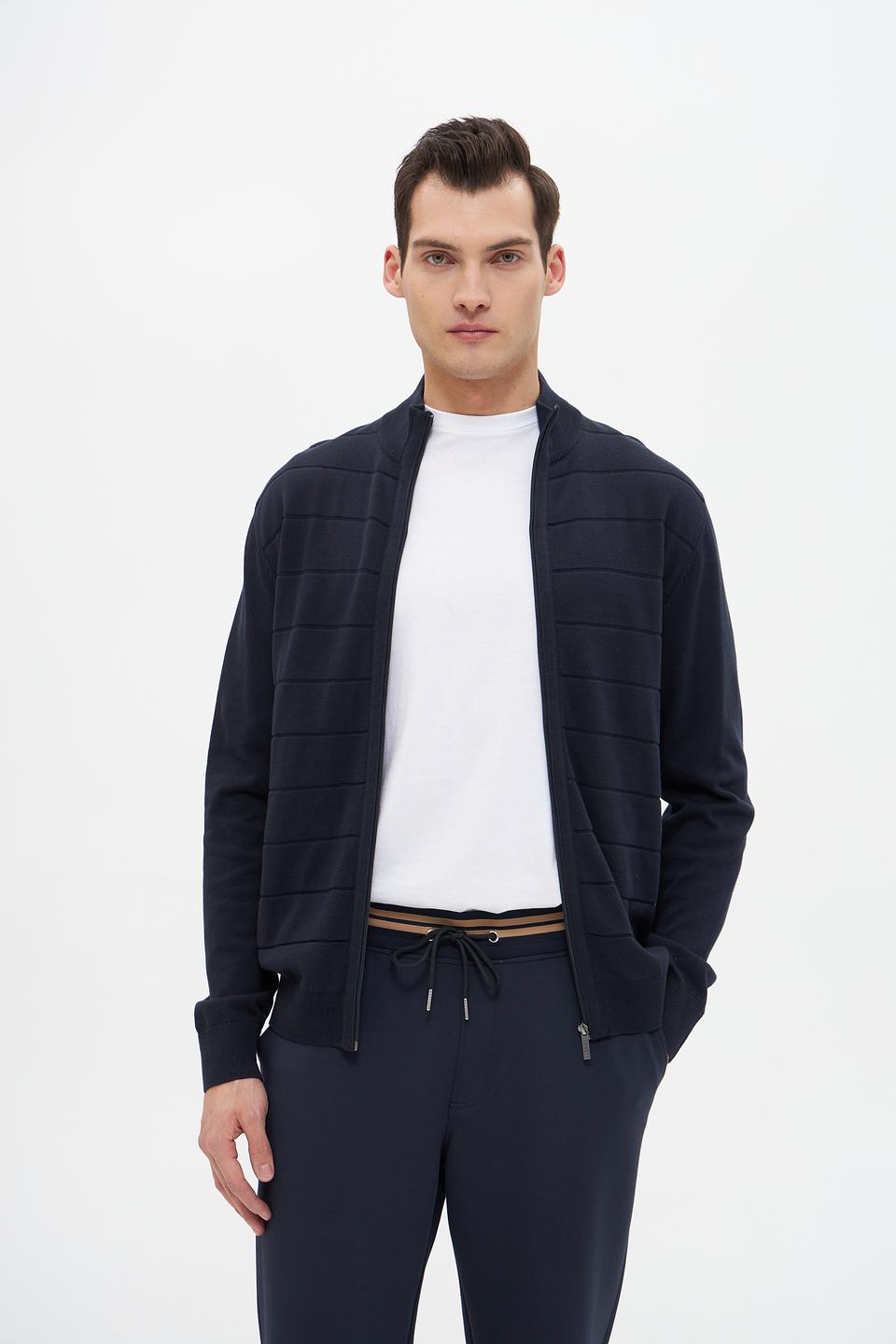 Кардиган Bugatti мужской тёмно-синий