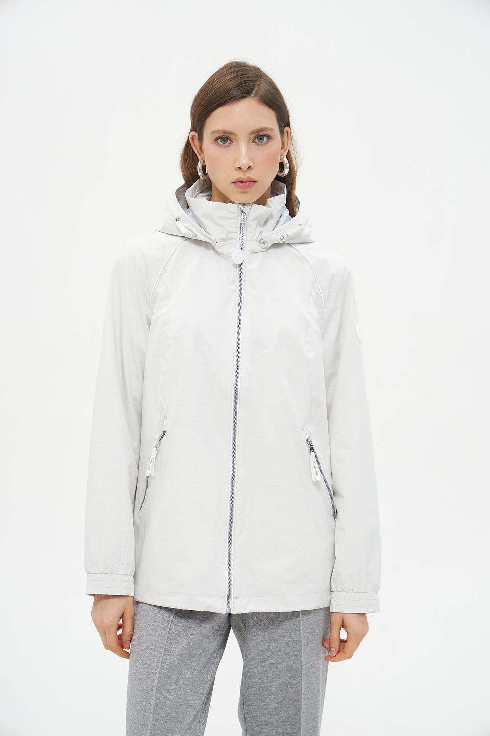 Куртка District женская светло-серая