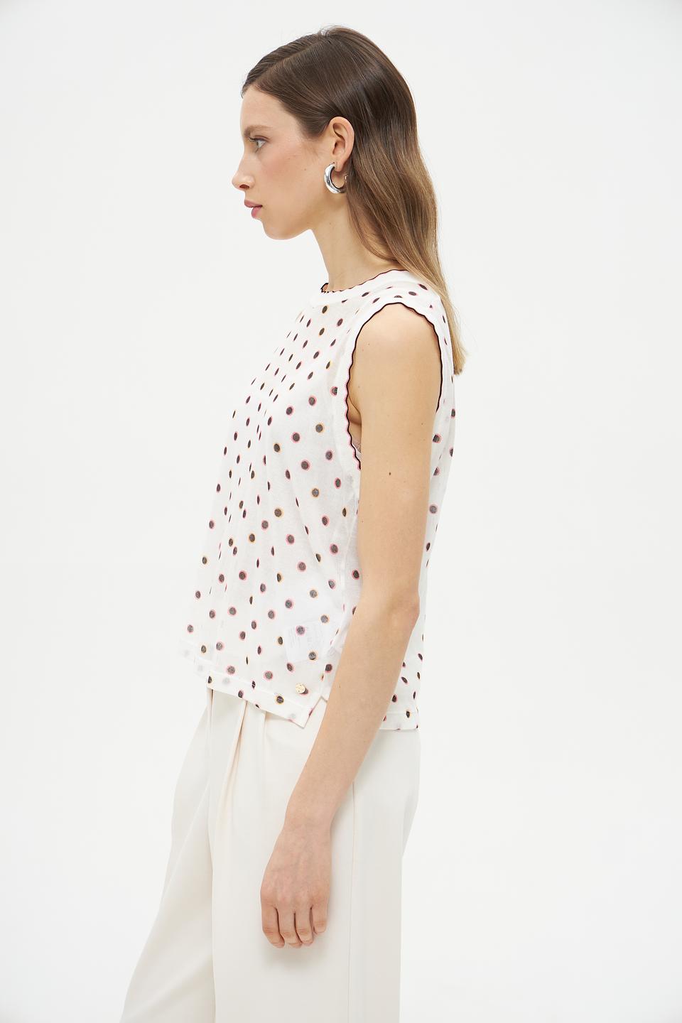 Топ Marc Cain в горошек