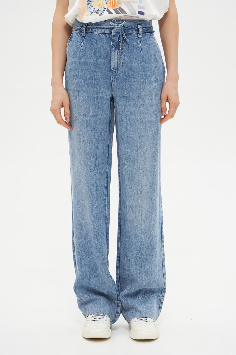 Джинсы Monari широкого кроя голубые