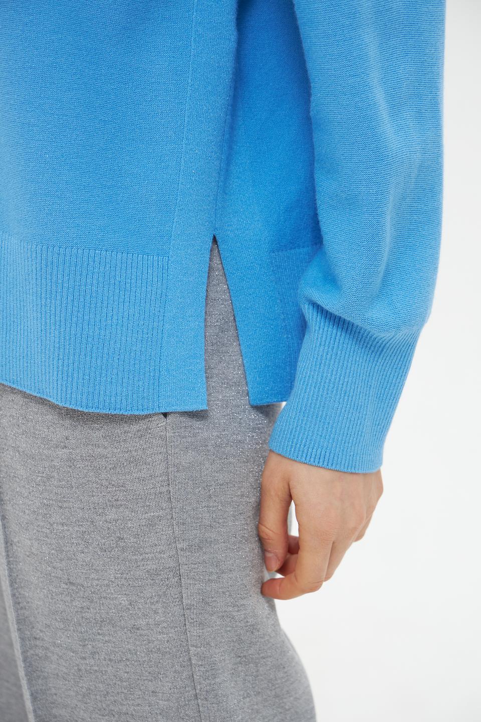 Пуловер Lecomte голубой
