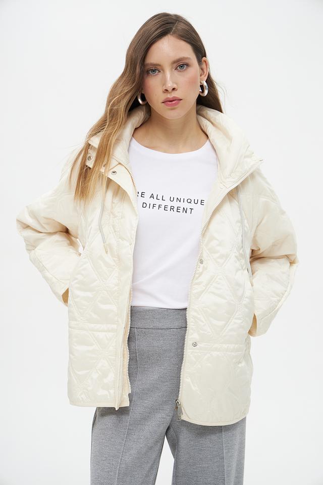 Куртка Gerry Weber стеганая бежевая