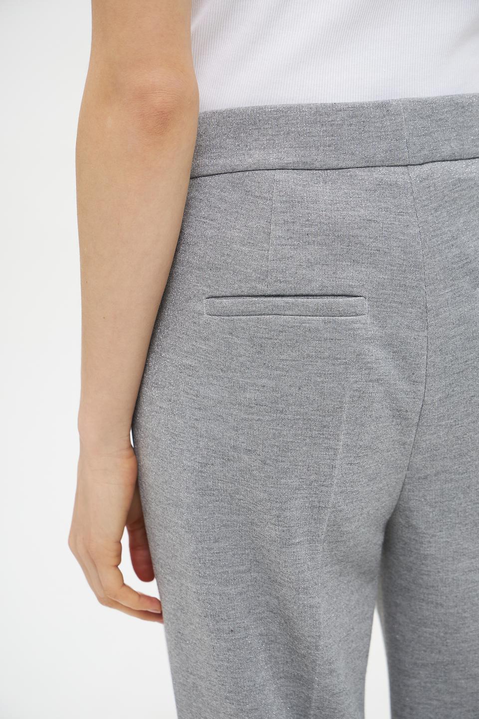 Брюки Lecomte серые палаццо