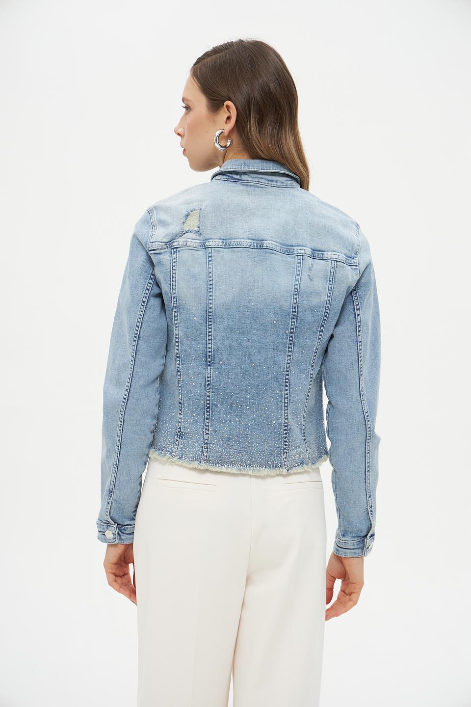 Жакет Monari джинсовый с потертостями