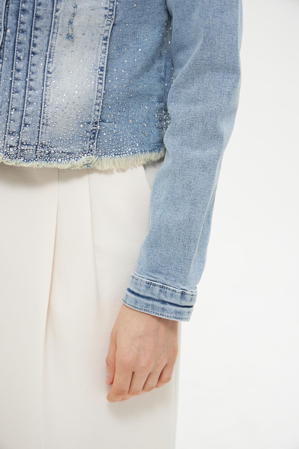 Жакет Monari джинсовый с потертостями