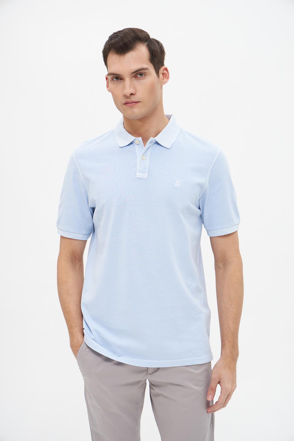 Поло Marc O Polo голубое