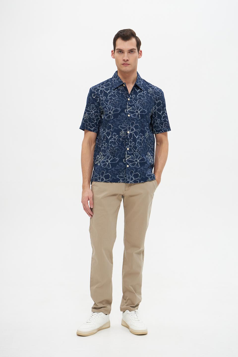 Рубашка кр Marc O Polo с цветочным принтом