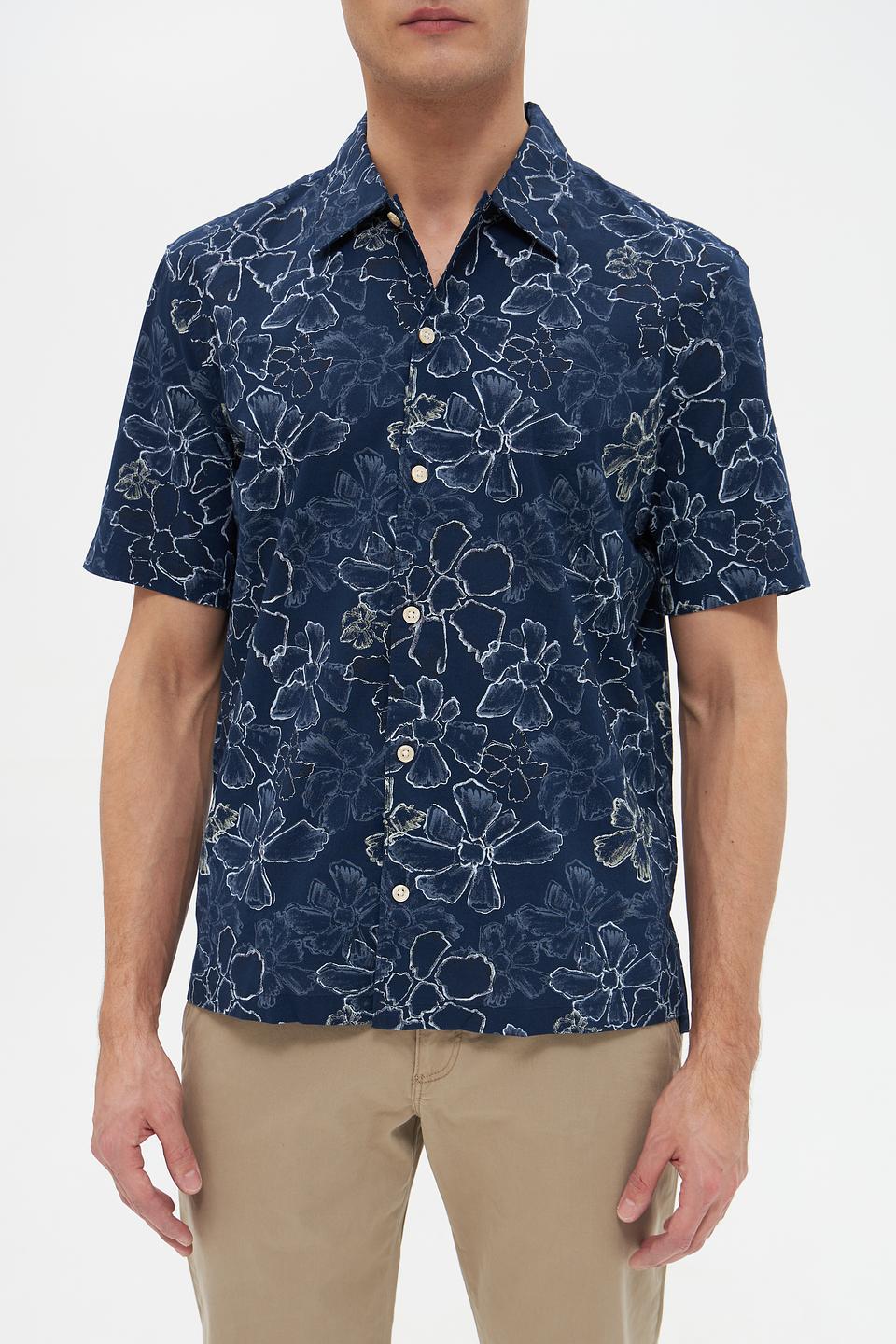 Рубашка кр Marc O Polo с цветочным принтом
