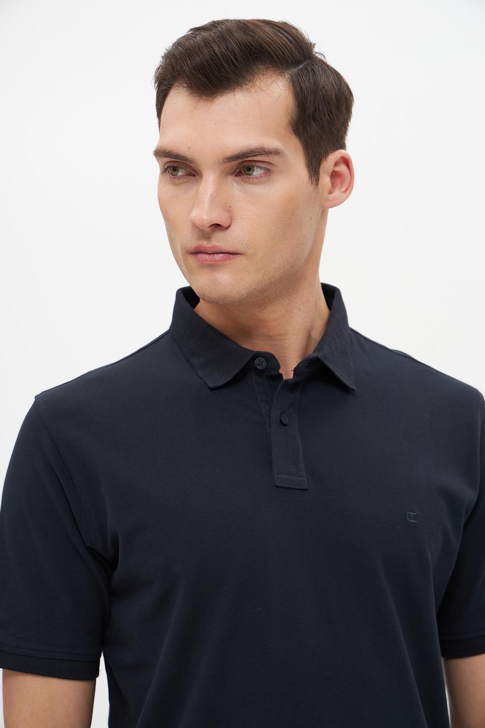 Поло Casa Moda men тёмно-синее