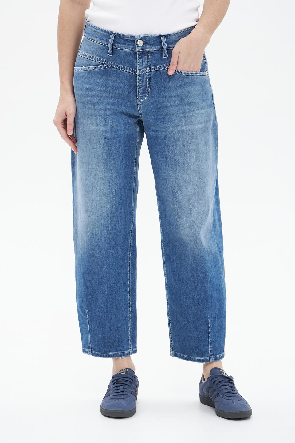 Джинсы Cambio широкие голубые