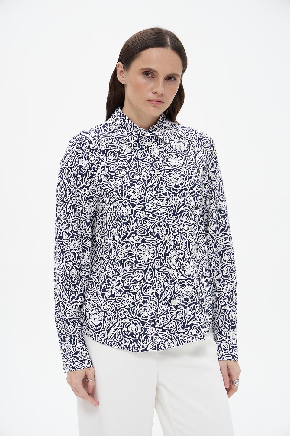 Блузка Seidensticker с принтом