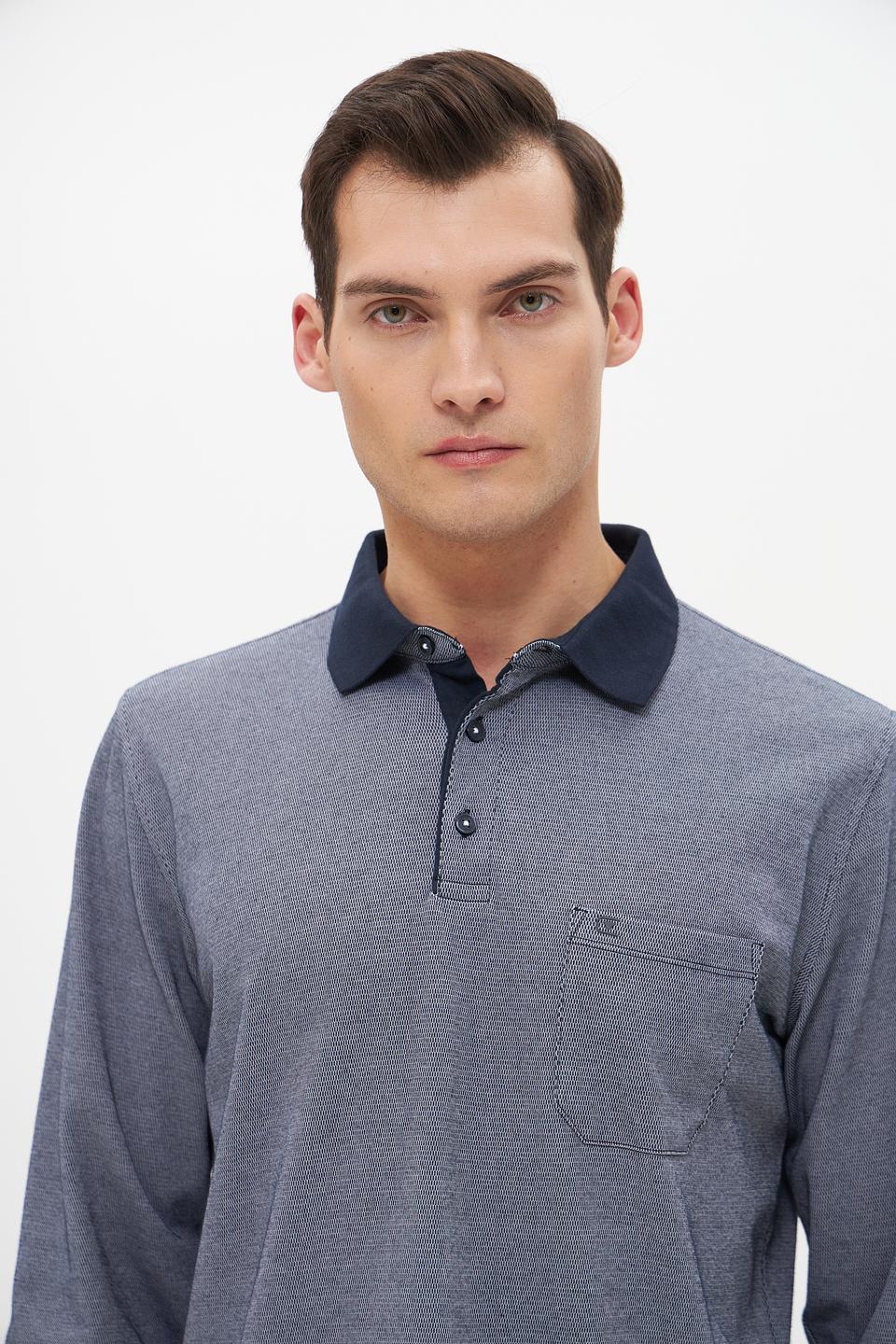 Поло Casa Moda men с длинным рукавом