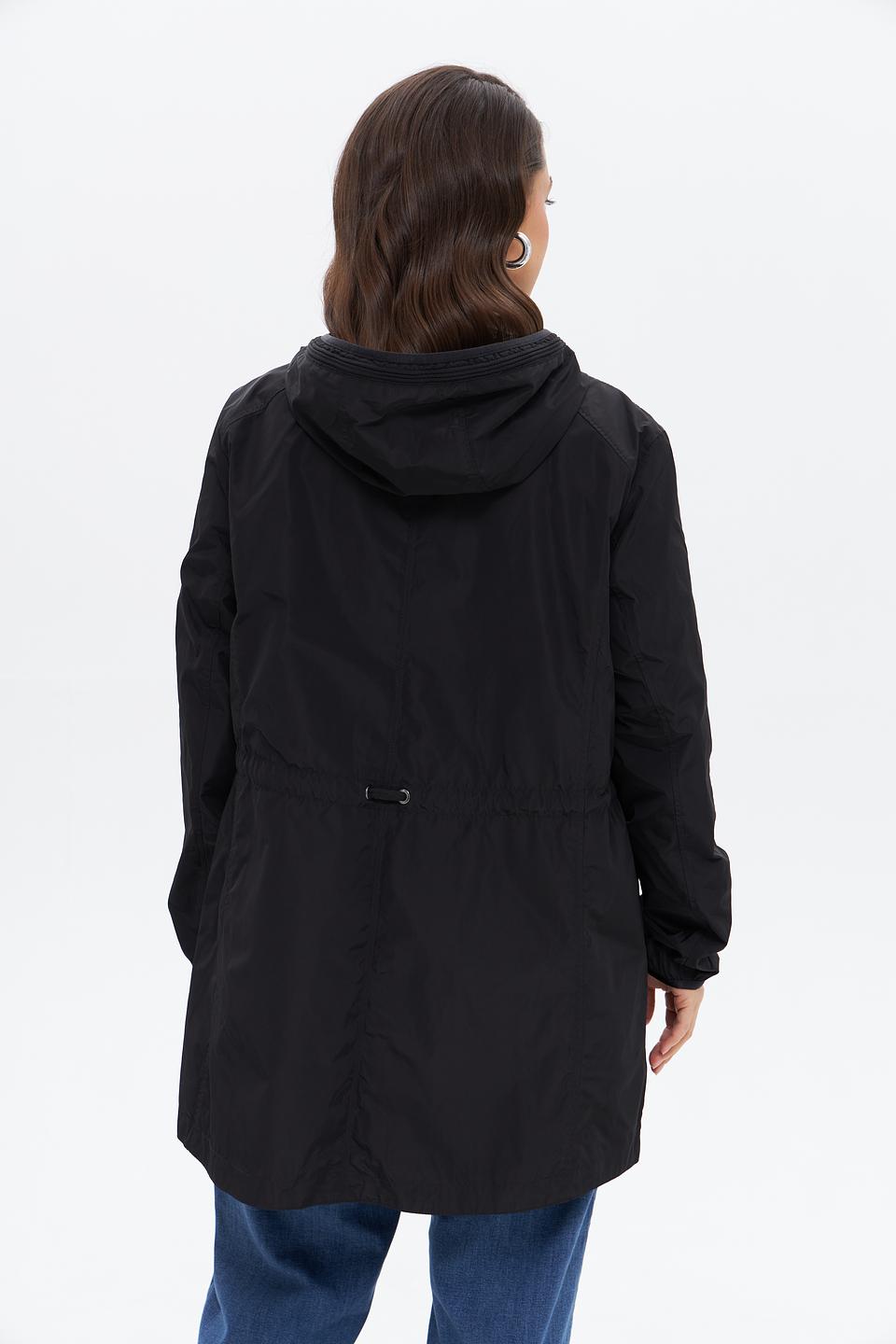 Куртка Lebek чёрный с капюшоном