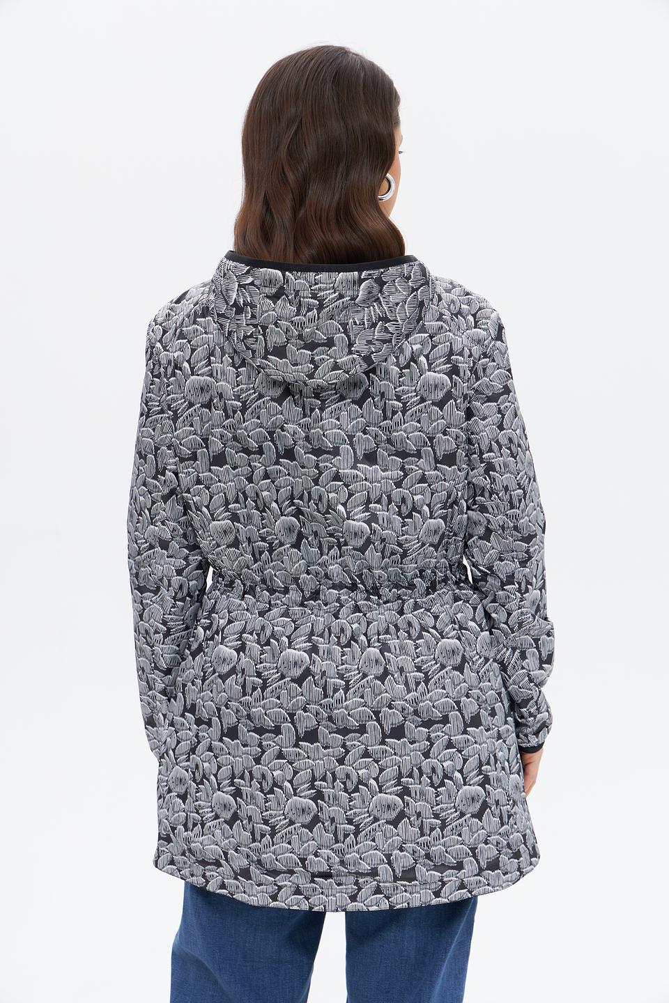 Куртка Lebek чёрный с капюшоном