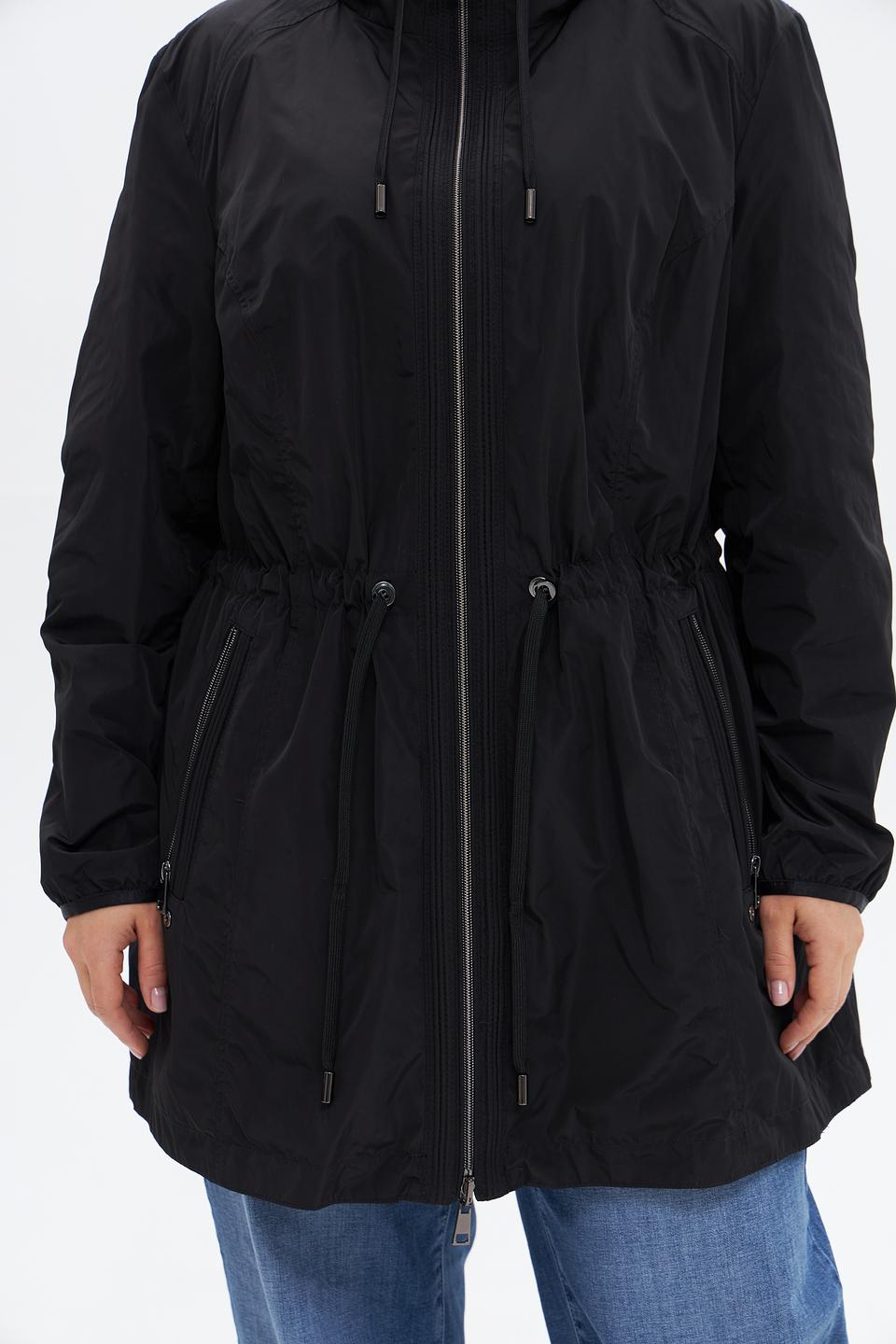 Куртка Lebek чёрный с капюшоном