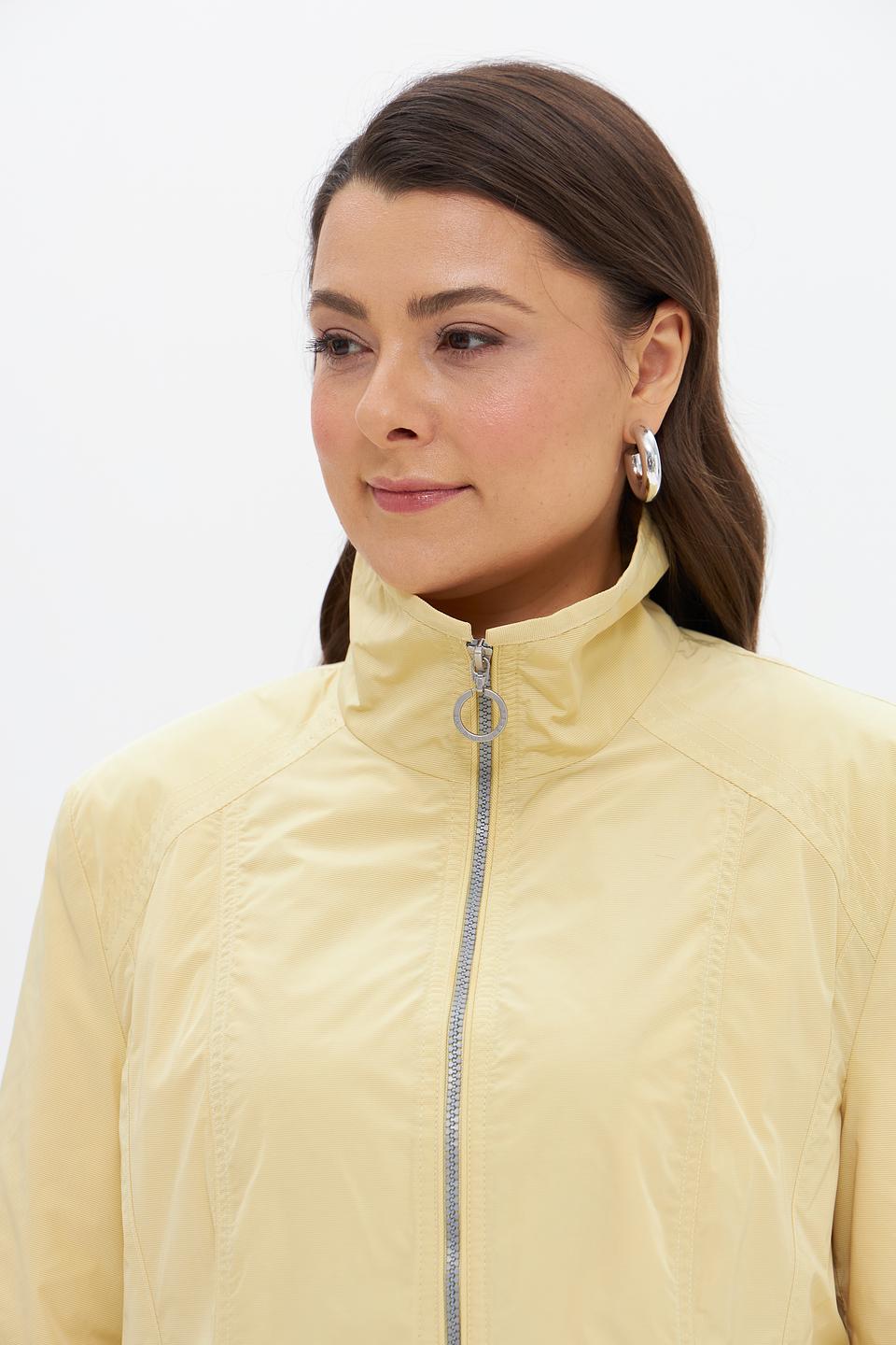 Куртка Lebek женская светло-жёлтая