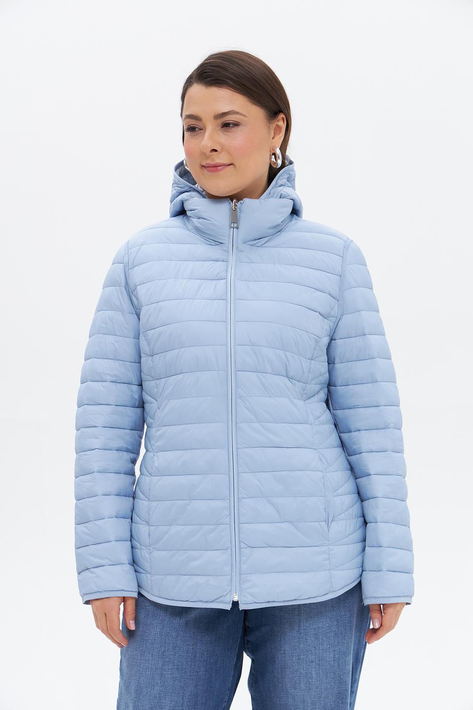 Куртка Lebek стеганая голубая