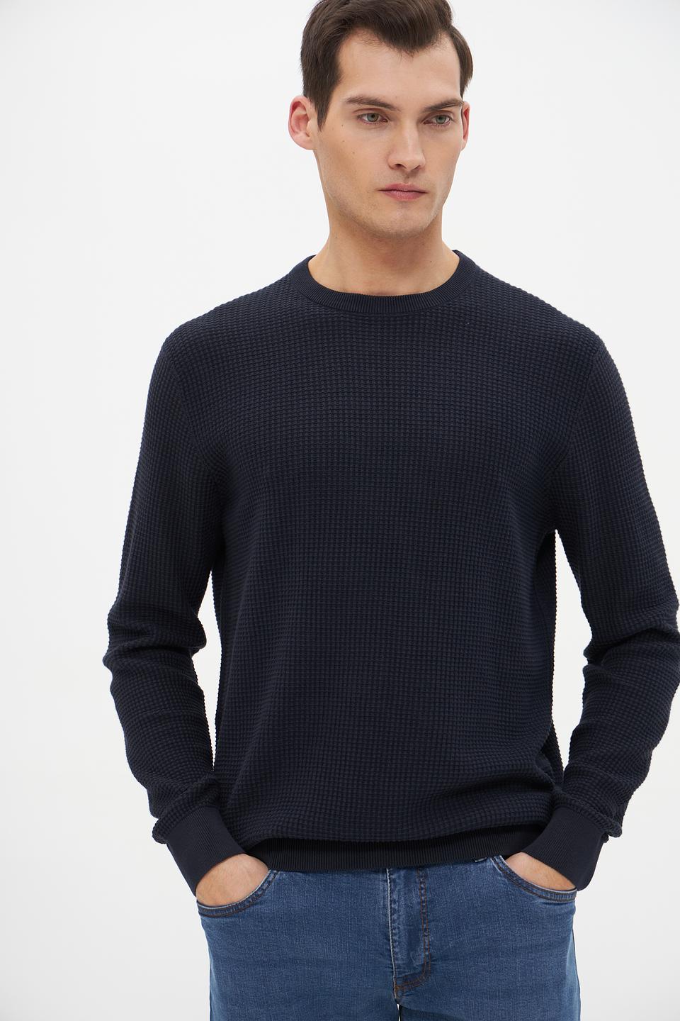 Джемпер Bugatti мужской тёмно-синий