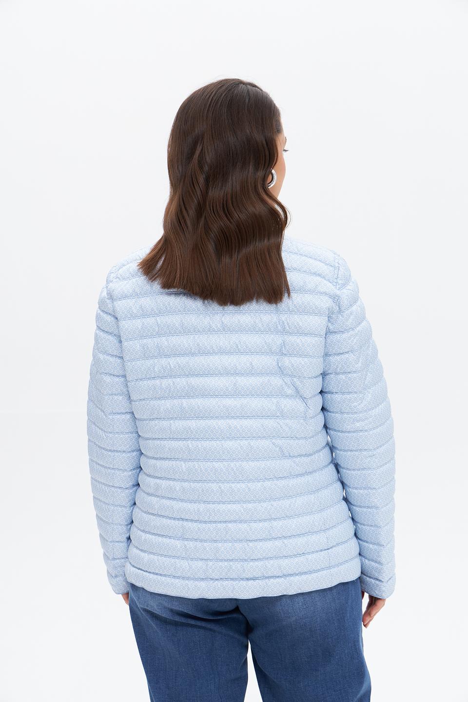 Куртка Lebek стеганая голубая