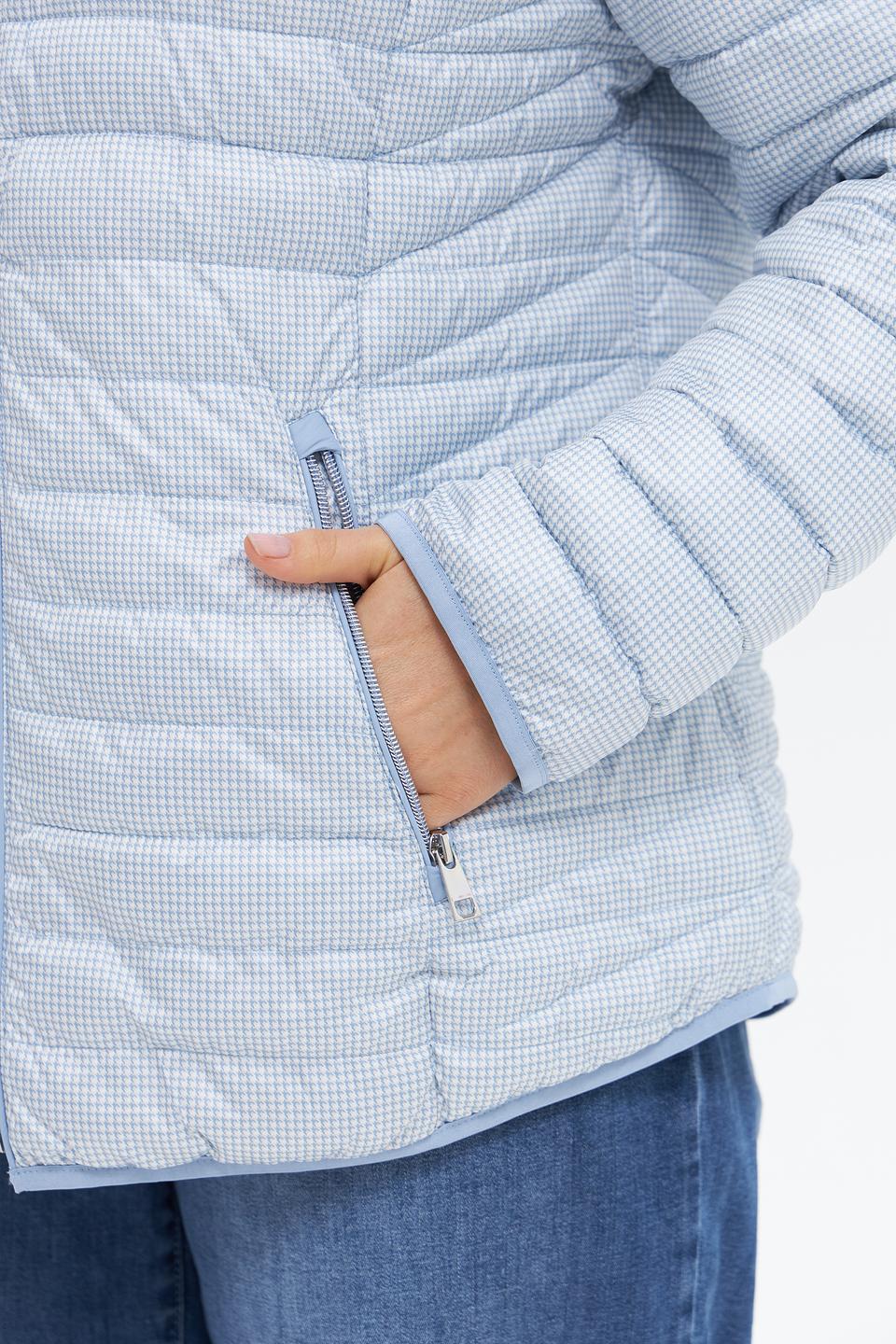 Куртка Lebek стеганая голубая