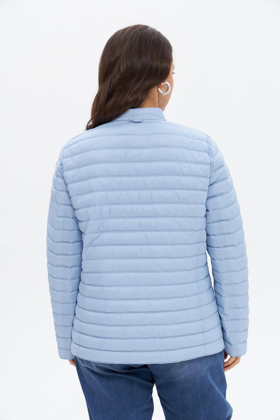 Куртка Lebek стеганая голубая