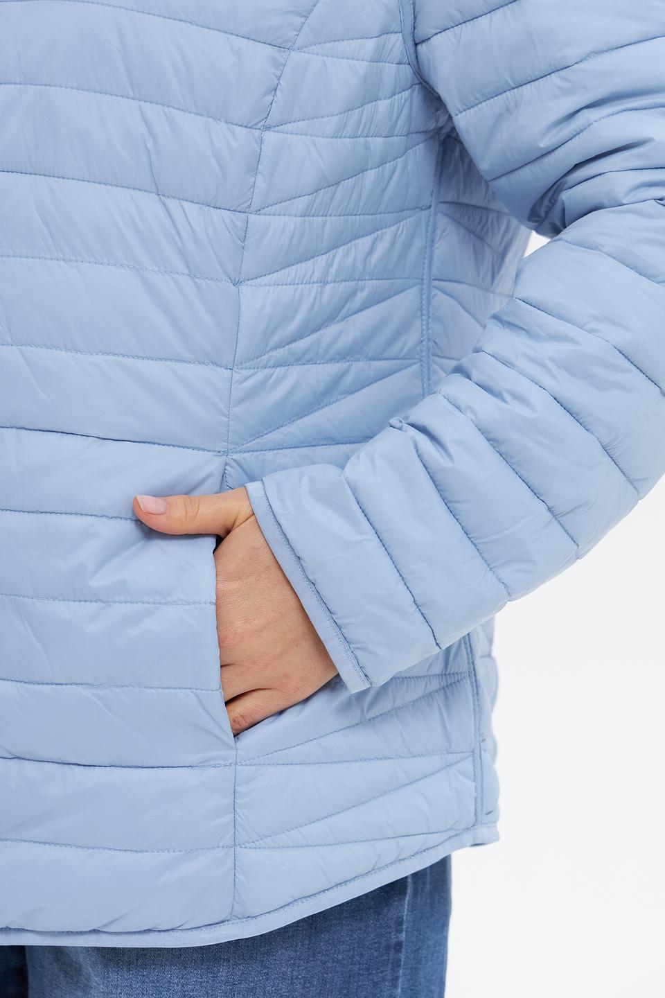 Куртка Lebek стеганая голубая