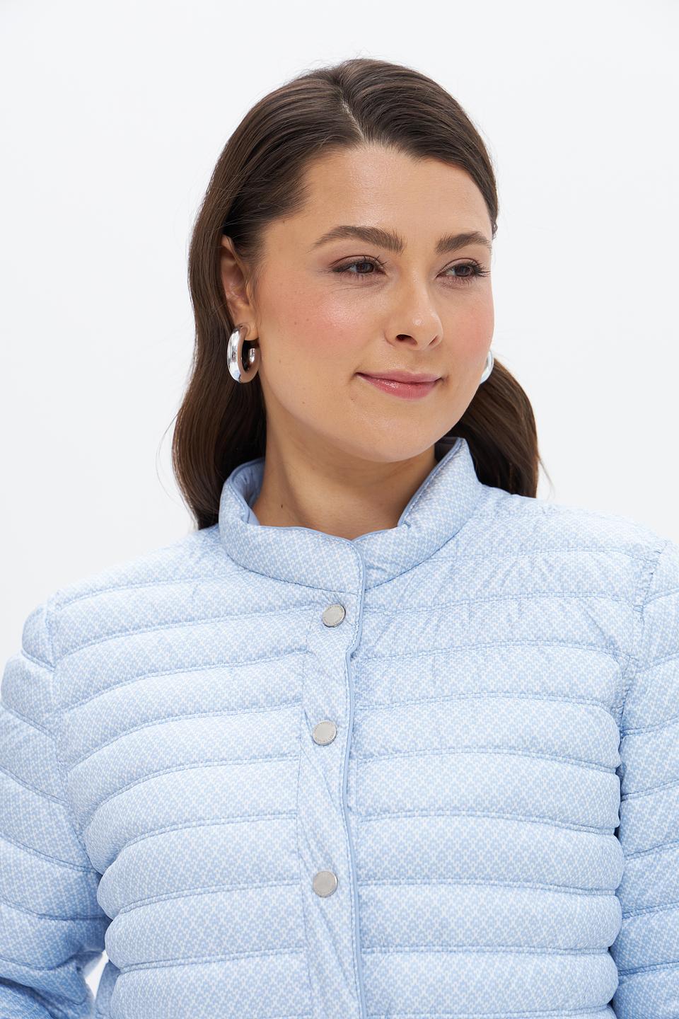 Куртка Lebek стеганая голубая