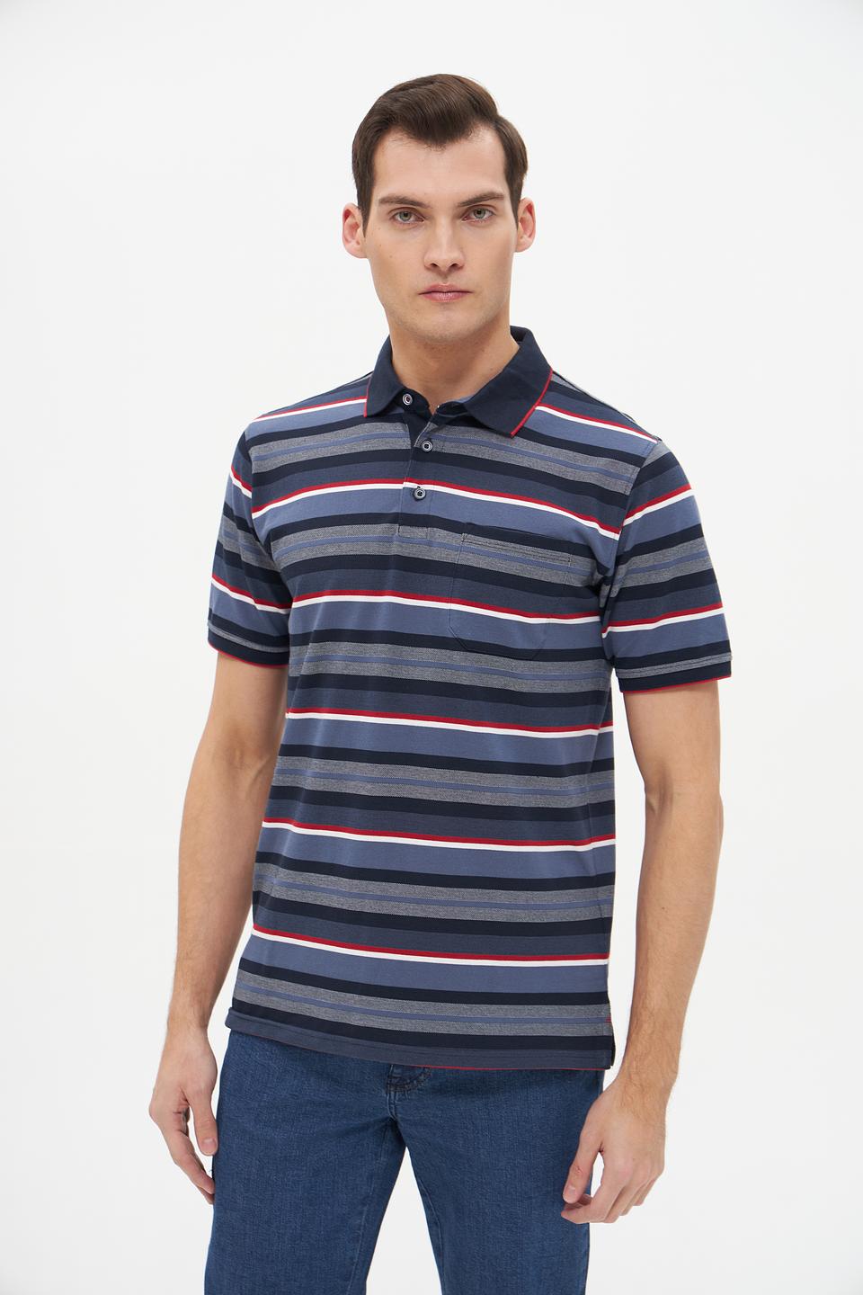 Поло Casa Moda в полоску